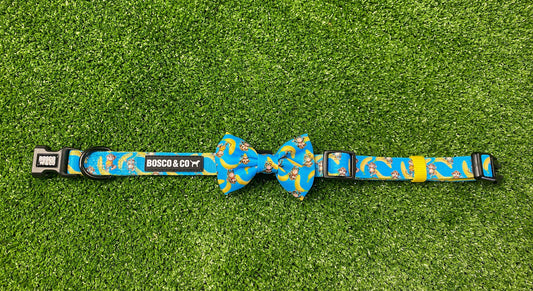 fun-monkey-print-adjustable-dog-collar