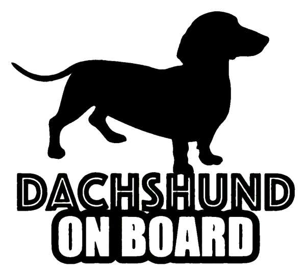 Dachshund On Board Sticker