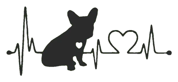 Dog Heartbeat Sticker