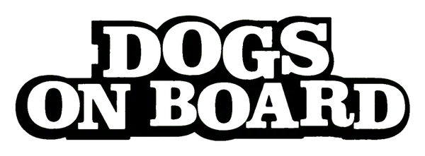 Dogs On Board Sticker