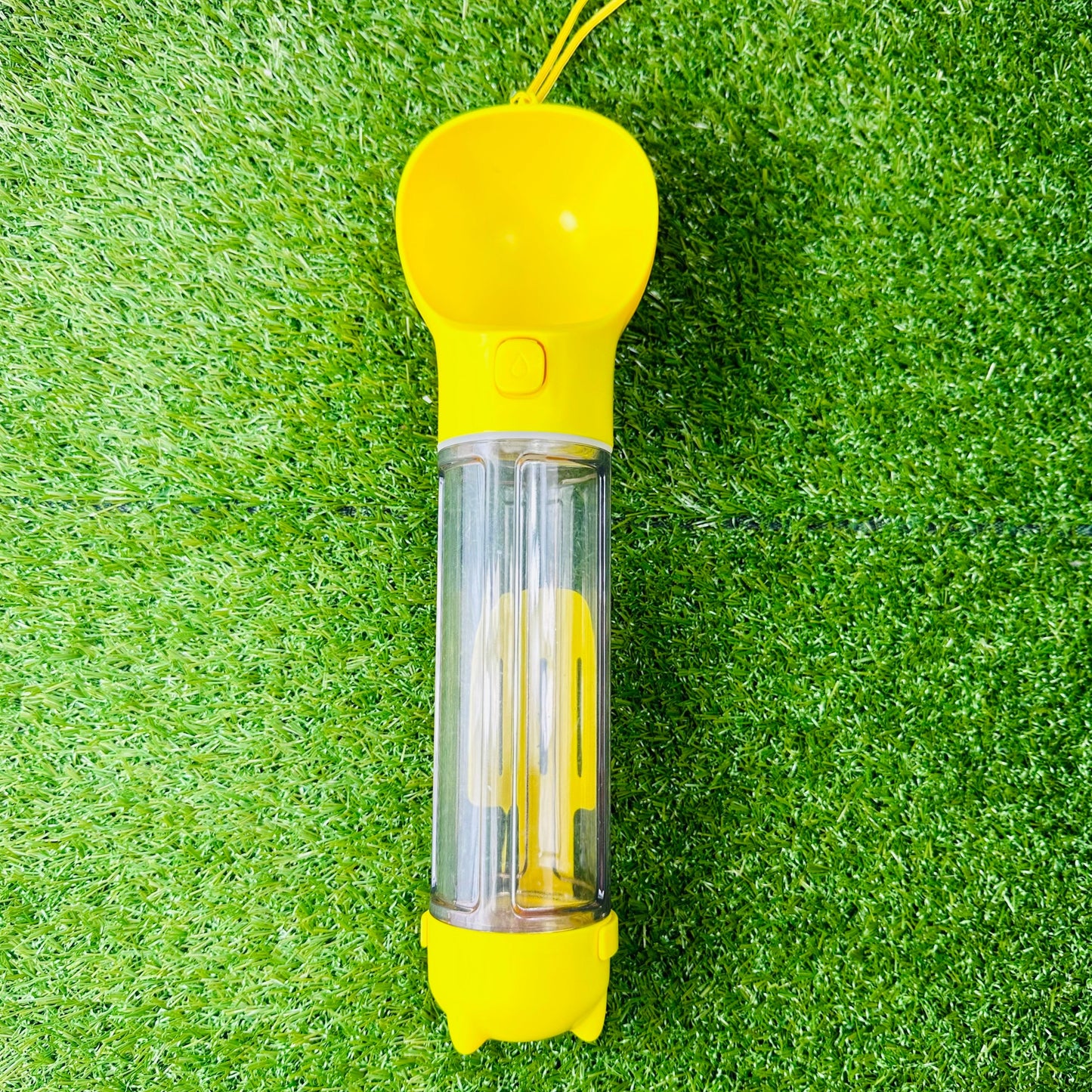 Dog Water Bottle 3 in 1 500ml - Yellow