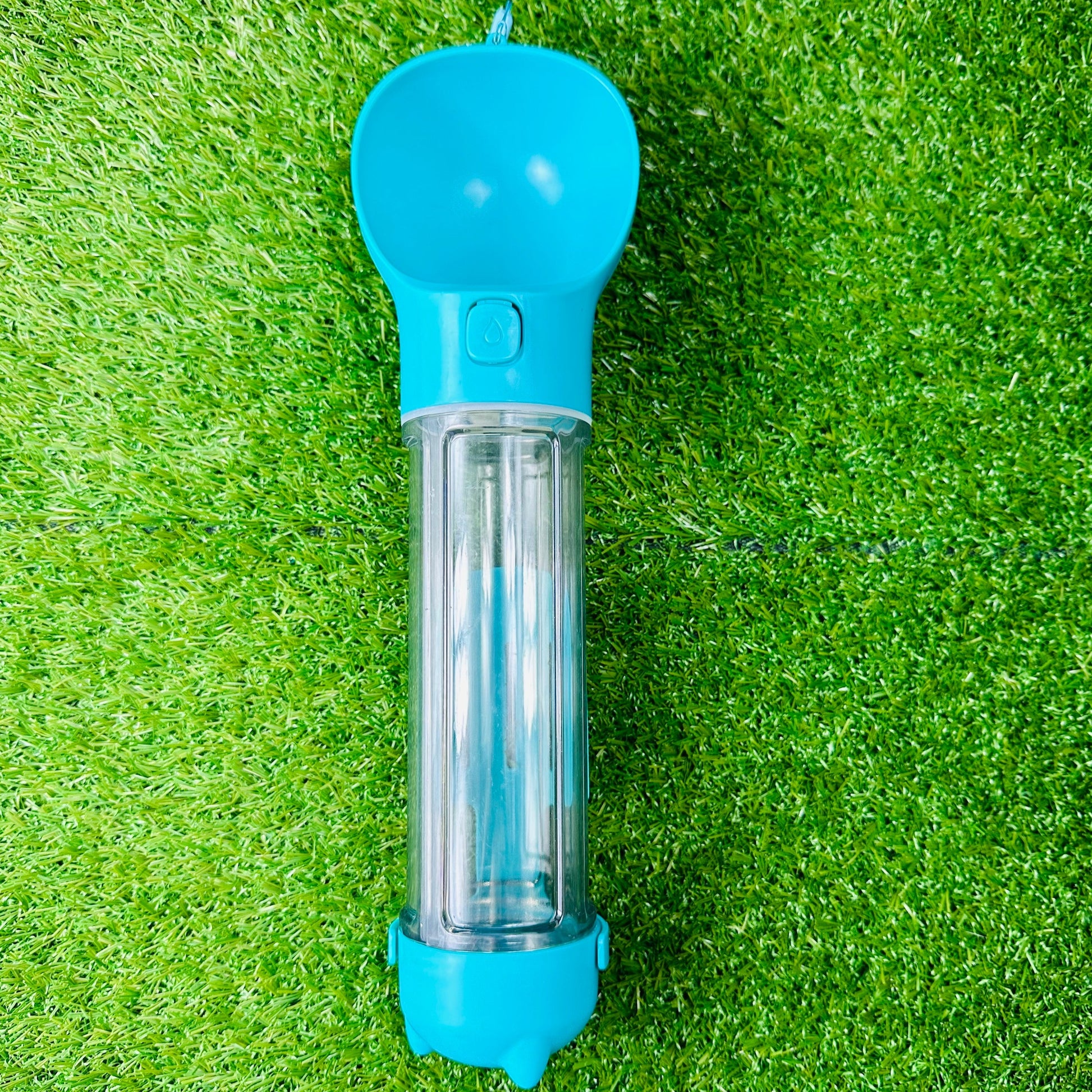 Dog Water Bottle 3 in 1 500ml - Blue