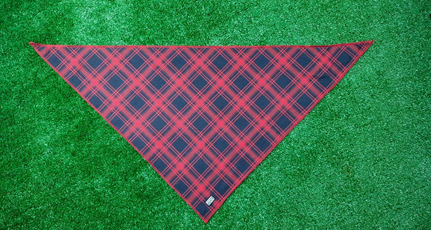 black-red-tartan-dog-cooling-bandana