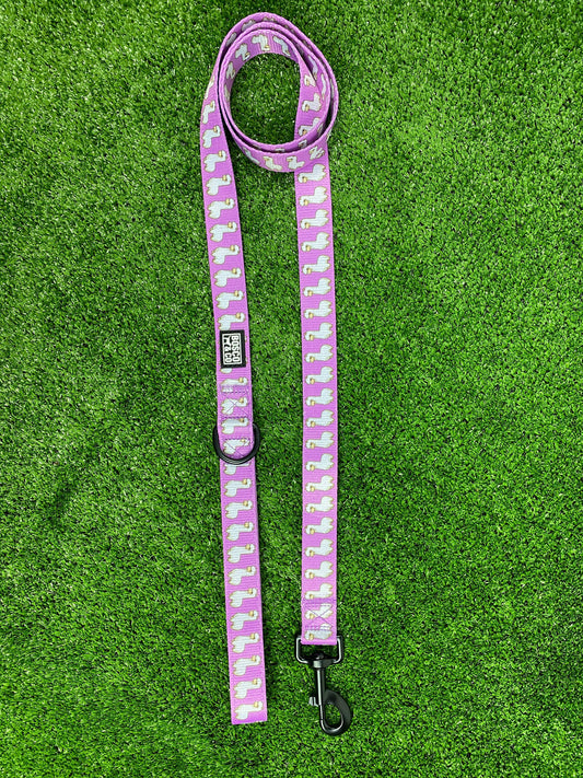 Bosco & Co Dog Leash - Pink Alpaca