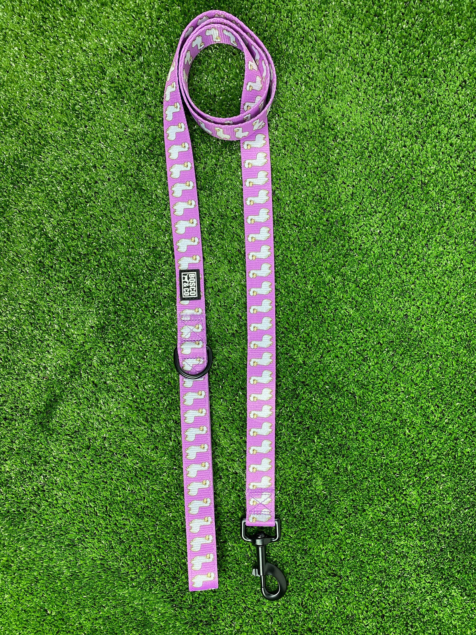 Bosco & Co Dog Leash - Pink Alpaca