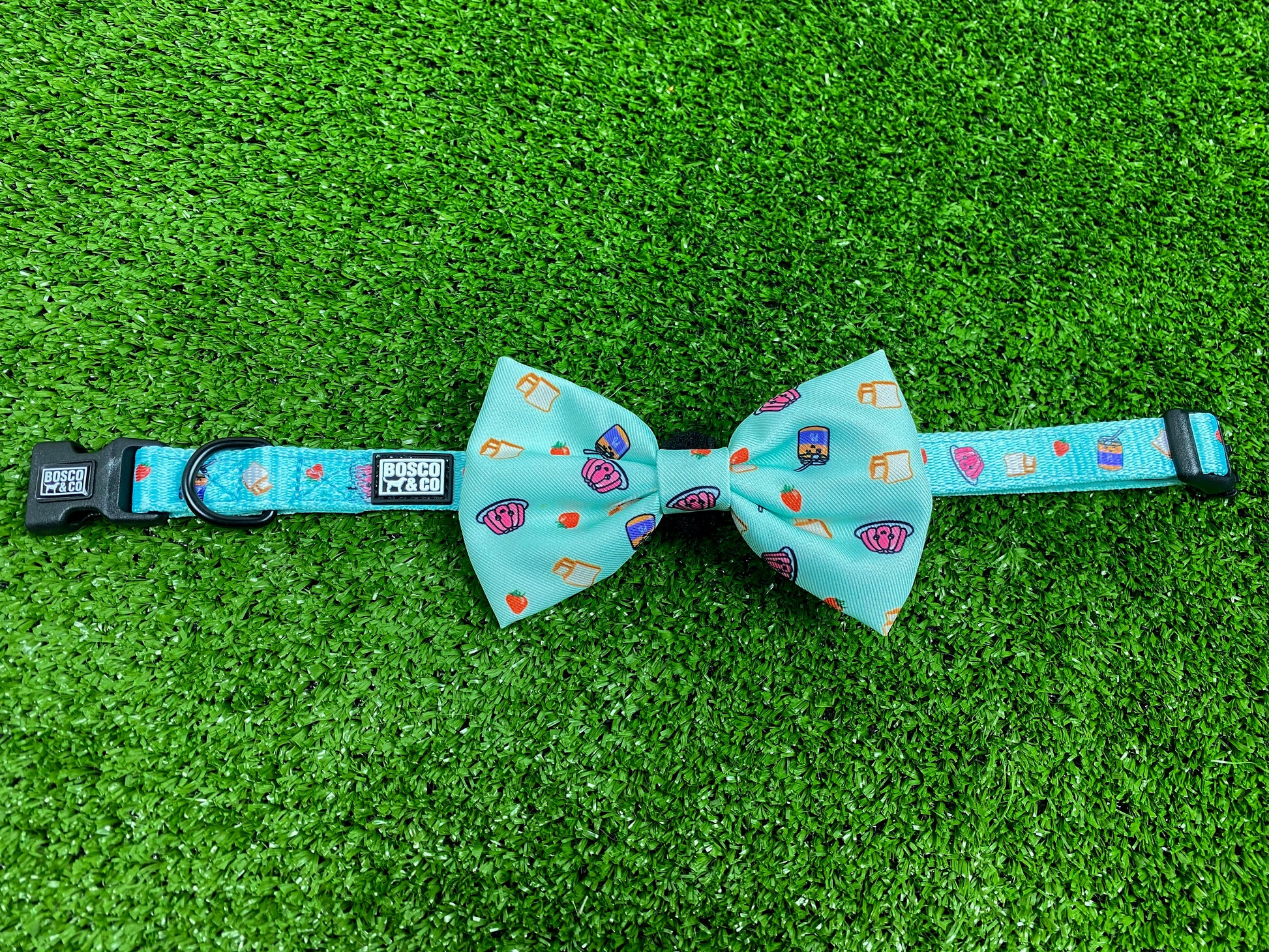 Dog Bow Tie Collar - Peanut Butter & Jelly