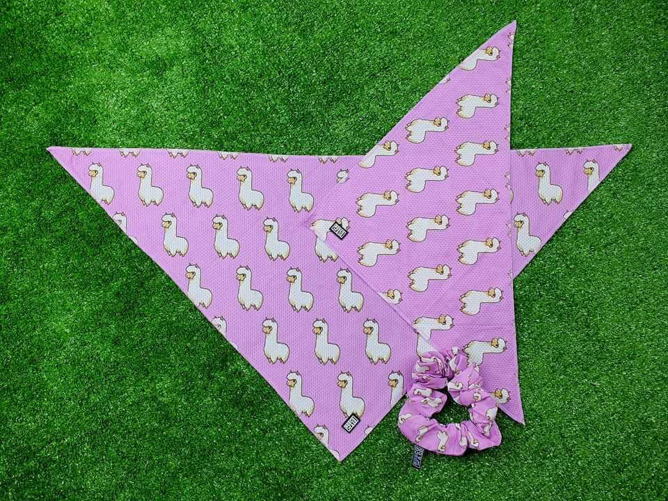 Bosco & Co Scrunchie: Pink Alpaca