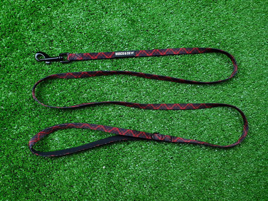 Bosco & Co Cat Leash - "Black & Red Tartan"