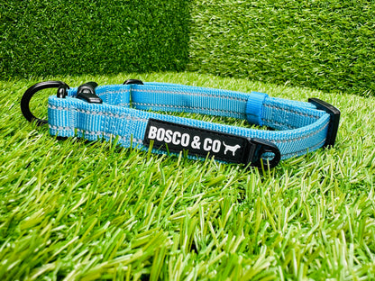 Bosco & Co plain Blue collar 