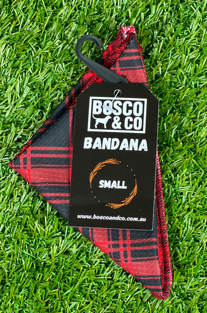 Red and black tartan new packaging